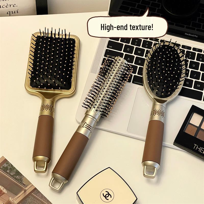 

Women s Air Cushion Massage Comb for Curly Long Hair - Fluffy Airbag Design, Large Curve for Easy Styling, Ideal for Student Dorms