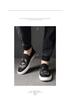 Korean Style Men's Trendy Loafers: Breathable Mesh, Embroidery, Slip-on Casual Shoes for Spring & Autumn.