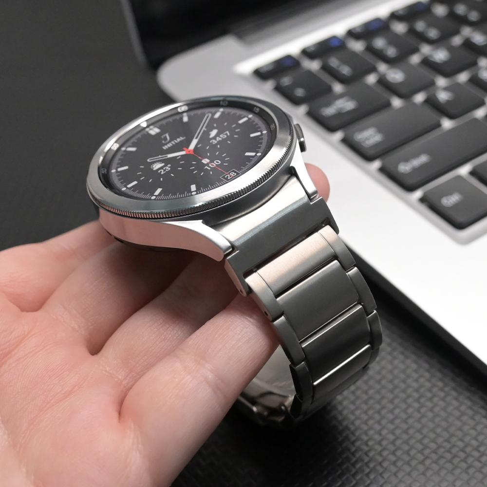 Titanium Strap for Samsung Galaxy Watch 6 Classic 47mm 43mm 7 6 5 4 44mm 40mm 5 Pro 45mm FE 4 Classic 46mm 42mm Wrist Bracelet