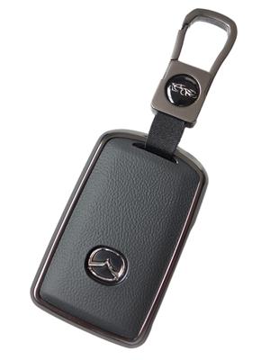 [MKMC] Akıllı Anahtar Kılıfı Kapağı Alüminyum Deri Malzeme CS60 CX5 CX80 CX30 CX8 Mazda