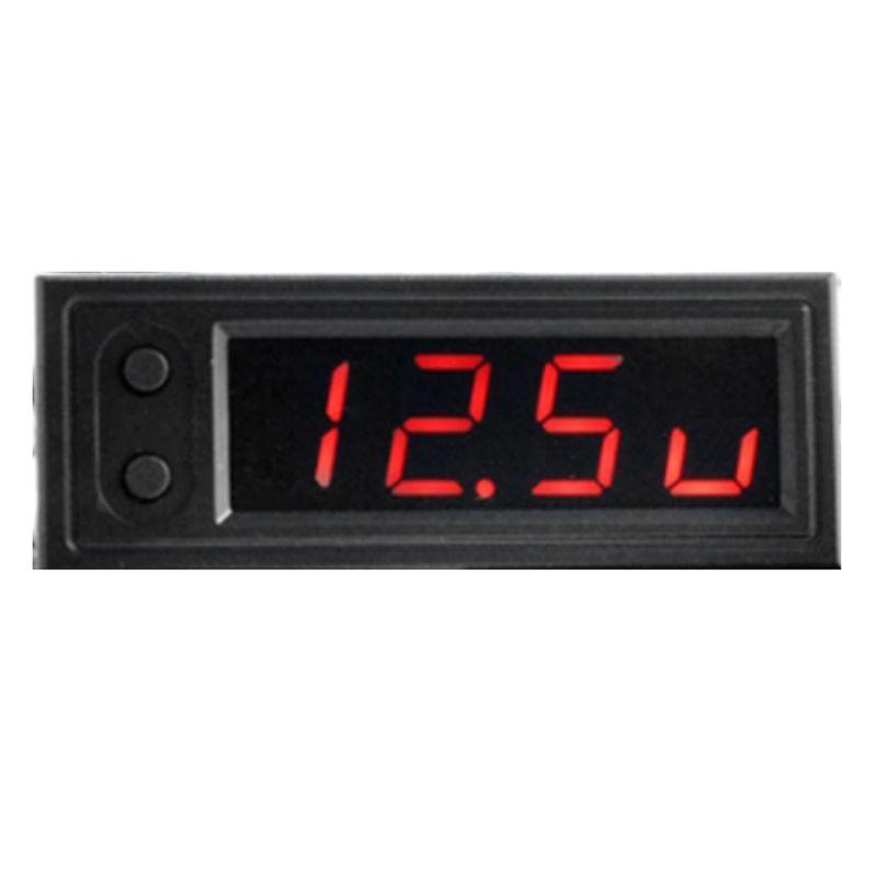 

Car Clock Universal Automotive Digital Clock Date 3 In 1 LCD Display Electronic Temperature Noctilucent Trim Red Replacement-A87 BlackRed