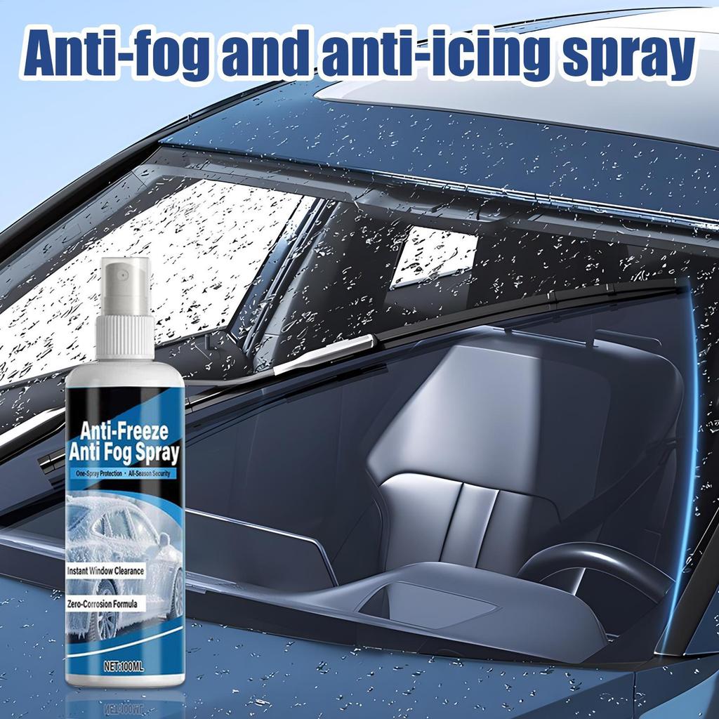 Anti Fog Spray For Windshield 100ml Automotive Defogging Windshield Car Glass Cleaning Spray For Clear Visibility Cleaning