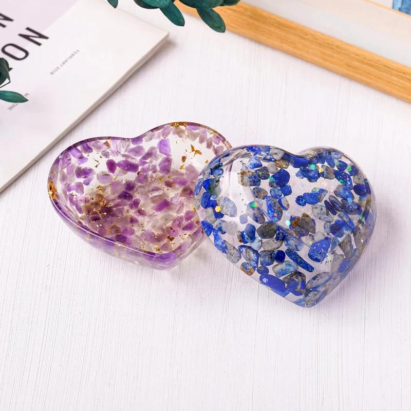 A Top Quality DIY Silicone Coaster Mold Square Heart Epoxy Casting Molds Making Craft Clay Resin Molds Jewelry Making Accessorie