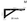 Multiple Sizes Triangle Folding Angle Bracket Heavy Support Adjustable Shelves
