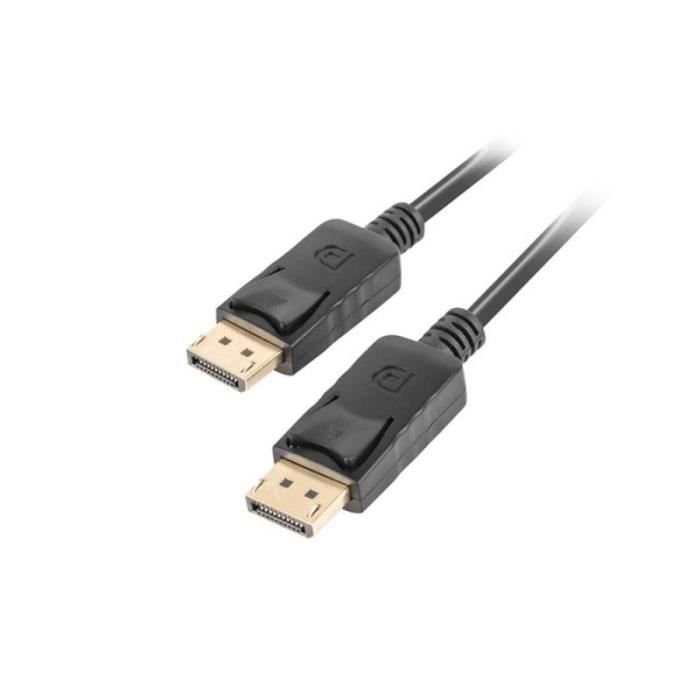 Lanberg env.-dpdp 10cc-BK DisplayPort 1.1 A 0030 (19 Broží) verze DisplayPort (19 Broží) 4K Kabel 3 m