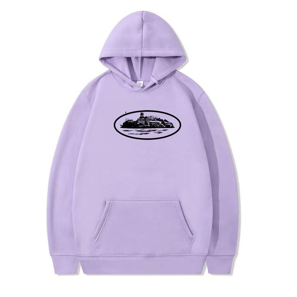 Teufel Stanzmuster Kapuzenpullover Herbst/Frühling Fleece Langarm Lässiges Sweatshirt mit Kapuze für Herren Damen