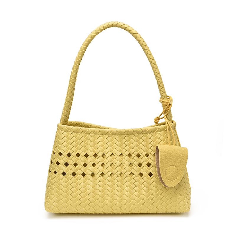 Weave Pattern Small Bag, Crossbody Bag, High-profile Appearance, Hollow Shoulder Strap, Single Shoulder Bag