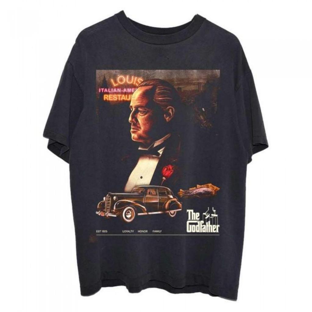 The Godfather Unisex Adult Sketch Louis Cotton T-Shirt