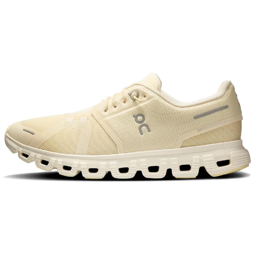 On Cloud 6 Comfortable Fashi Low-Top Lifestyle Shoes Women Sneaker Gold 3WF10064297