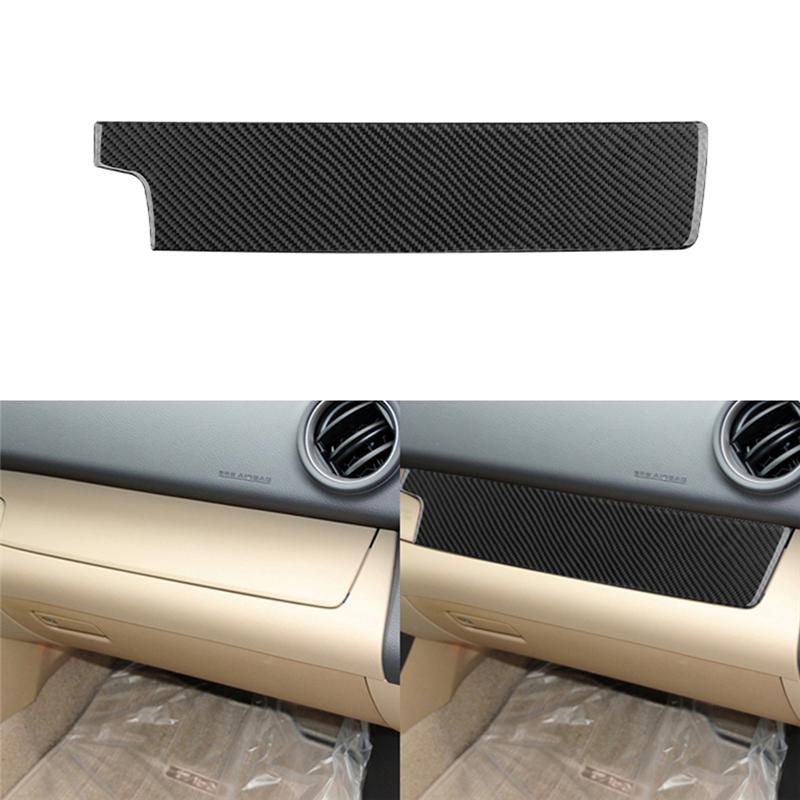 For Toyota RAV4 Car Interior Button Panel Decoration Protection Carbon Fiber Sticker 2006-2012 Car Styling Accessories