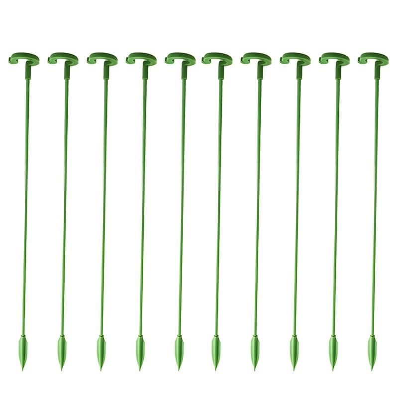 Pflanzenstützstäbe, Garten-Blumenstützstab mit einzelnem Stiel, Amaryllis-Pflanzenkäfigstütze, Blumenständer aus Kunststoff