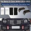Car Upgrade Chrome Car Accessories Automotive Front Bumper Decorative Cover Trim Paste Style For Benz G-Class W464 -