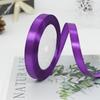 Factory Wholesale 1.5 Inches Single Sided Pastel Satin Ribbon Decorative Polyester Fabric Solid Logo Hair Gift Decoration
