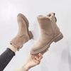 2025 Winter Women's Boots Plush Warm Snow Boots High Top Cotton Boots for Women Tassel Zipper Ankle Boot Botas De Mujer