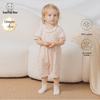 Guaiqi Bear Girls' Summer Thin Cotton Short-Sleeve Romper