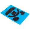 2 Sets Black Rounded Curved Edges Mouse Feet Pads Skates Compatible for Razer Basilisk V3 Pro Wireless Gaming Mouse