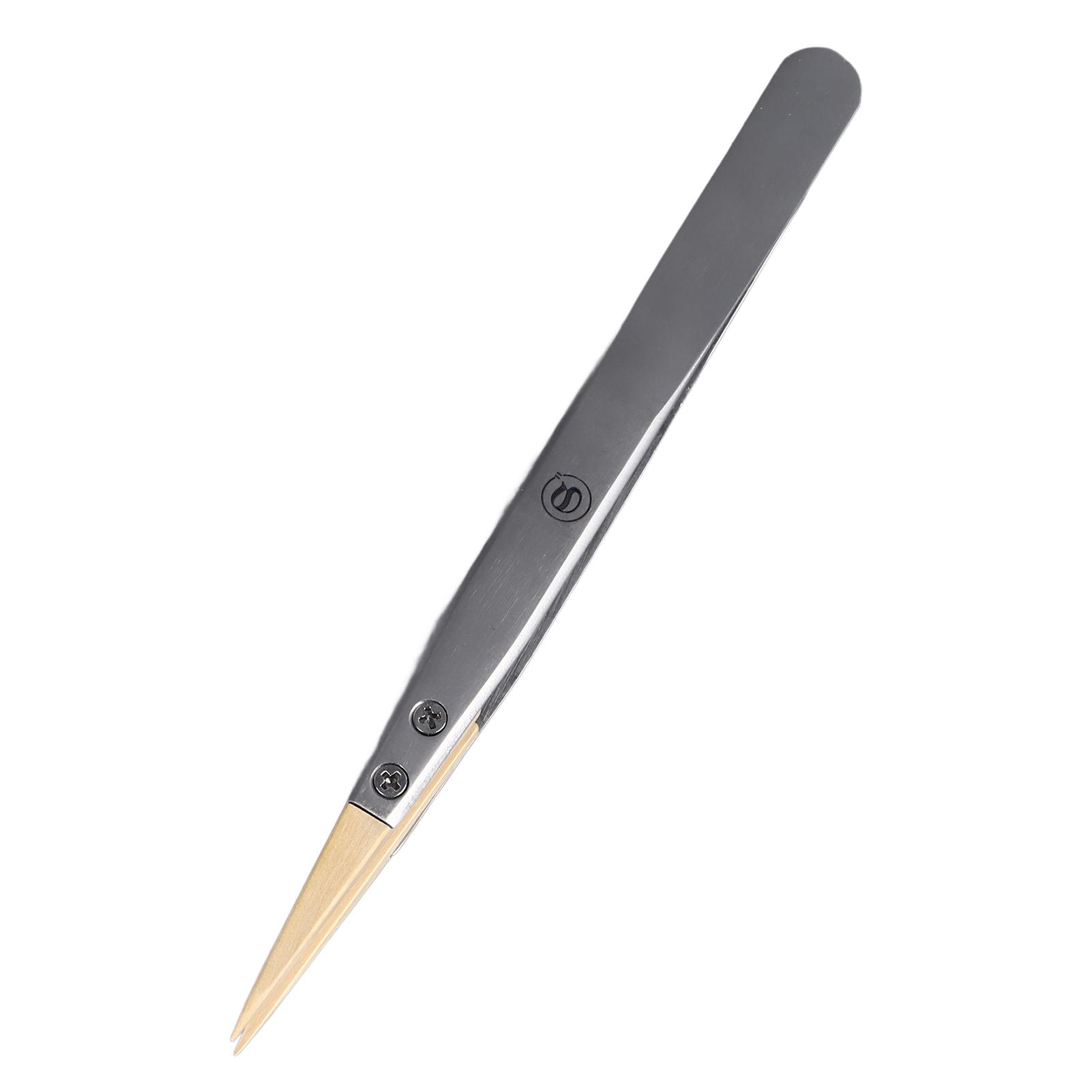

Anti Magnetic Tweezers with Replaceable Pointed Wooden Tips Watch Repair Tool Ultra Precision Tweezers 27 Size