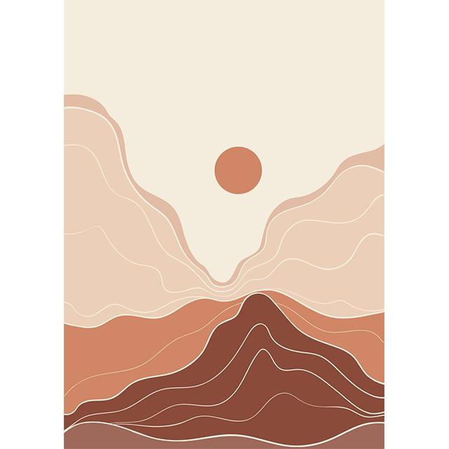 Abstract Boho Celestial Collection Prints Poster Canvas Painting Modern Wall Art Picture For Living Room Bedroom Home Decoration