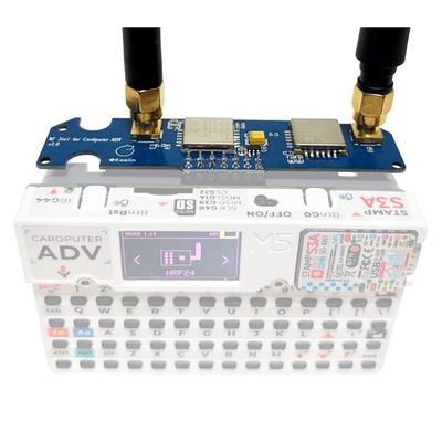 Für M5stack Cardputer ADV 2-in-1 HF-Modul mit Antennen 2,4G/433M Signale Antennenverstärkende Platinen