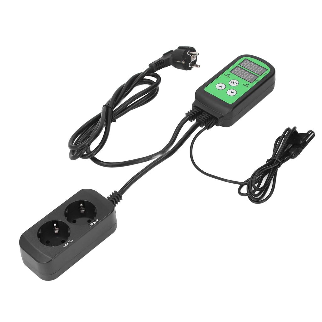 1500W Humidity Controller Pre Wired Digital Humidity Regulator Double LED Display Humidifier