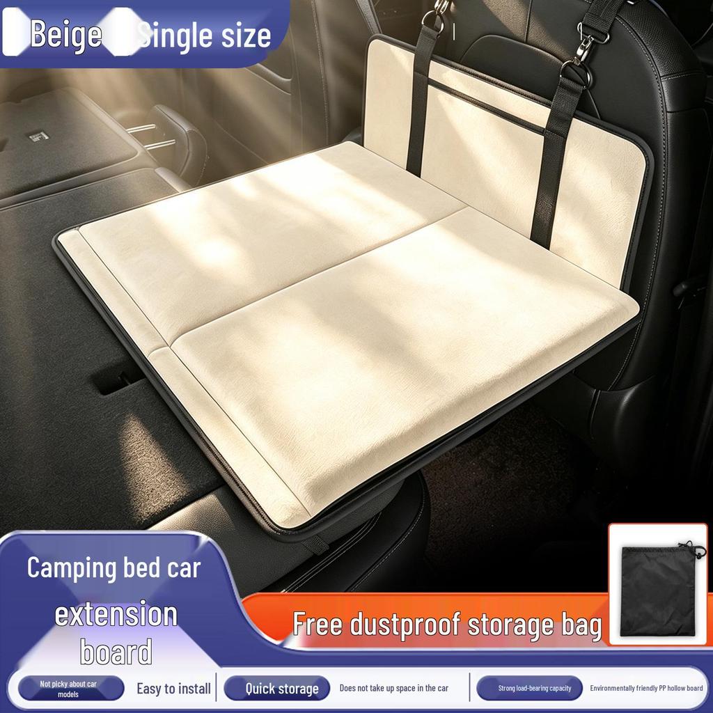 Foldable SUV Headrest Extension Board: Car Travel Bed for Rear Seat Camping and Sleeping