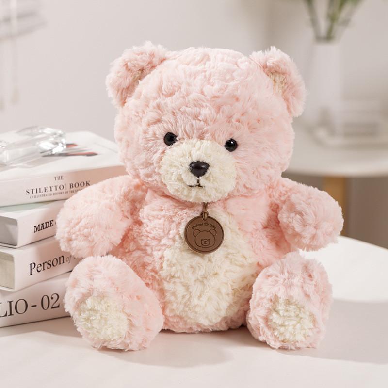 Plush Creative Charming Bear Toy Available In Brown Pink And White Colors