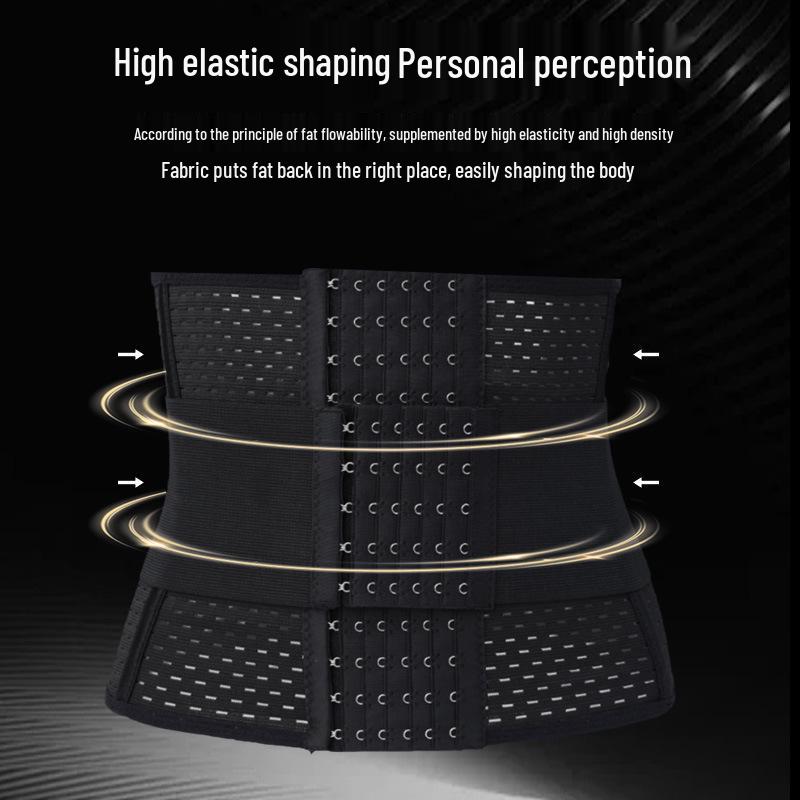 Women's Postpartum Waist Cincher: Breathable, Strong Shaping, Six Row Buckle Belt for Abdomen Support