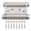 Double Spring Hinge Two-Way Free Door Hinge Stainless Steel  Automatic Door Closing Garage Door Hinges Fence Dedicated Hardware