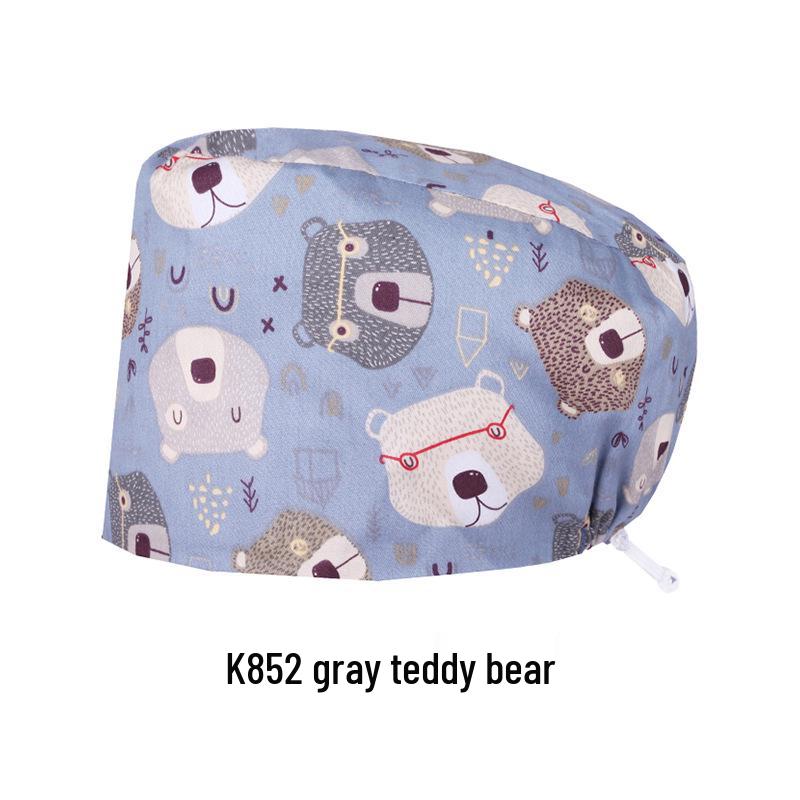 Oddychający Czysta Bawełna Czepek Chirurgiczny dla Lekarzy i Pielęgniarek