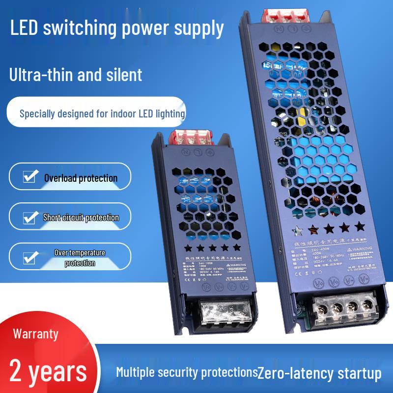 Ultradünnes, leises Netzteil: 220V auf 12V-48V für LED-Streifen & Leuchtkasten