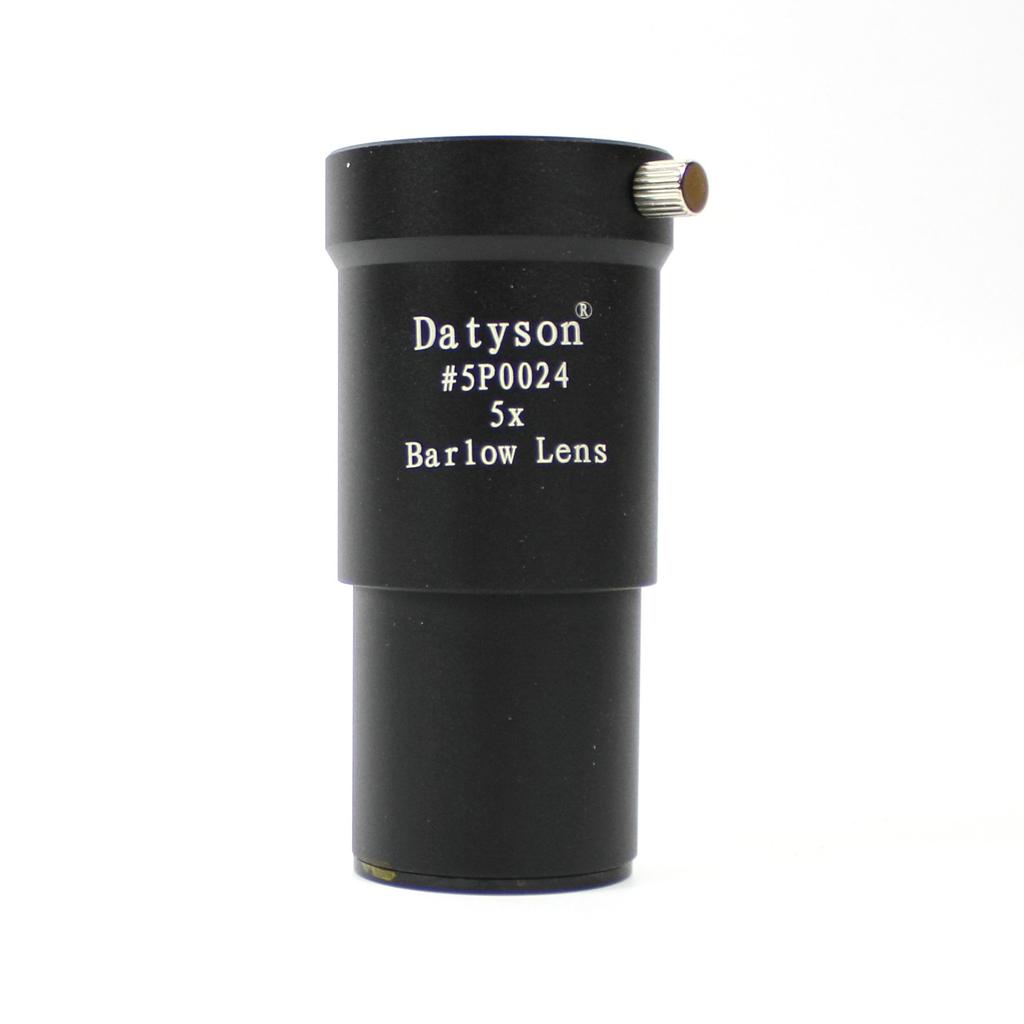 Datyson Black Dog Series 5x Metal Barlow Lens 5 Times Astronomical Telescope Teleconverter 1.25 Inch 31.7mm