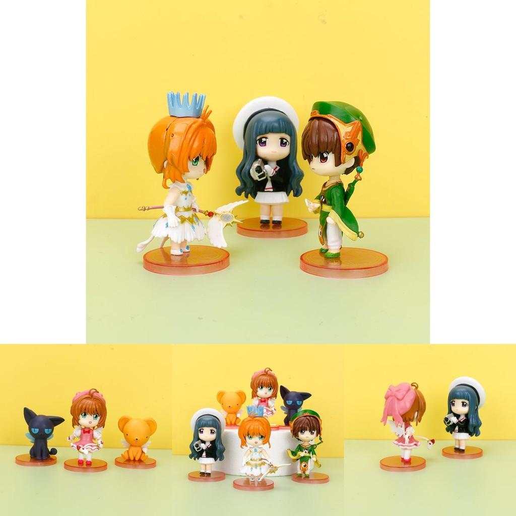 Delightful Pvc Cardcaptor Sakura Anime Figures For Cake Decoration With Six Stylish Options