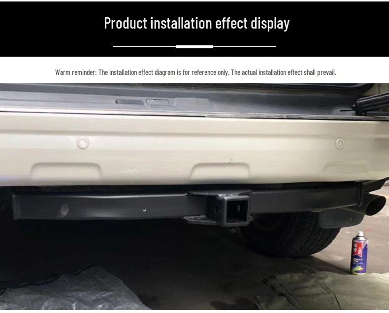 Compatible Tow Hook Frame for Toyota Prado FJ: Rear Towing Modification