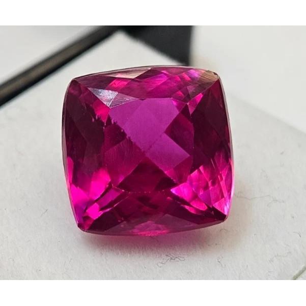 Beautiful Sapphire Pink Color Natural Cushion Cut 10-11 Ct Certified Gemstone