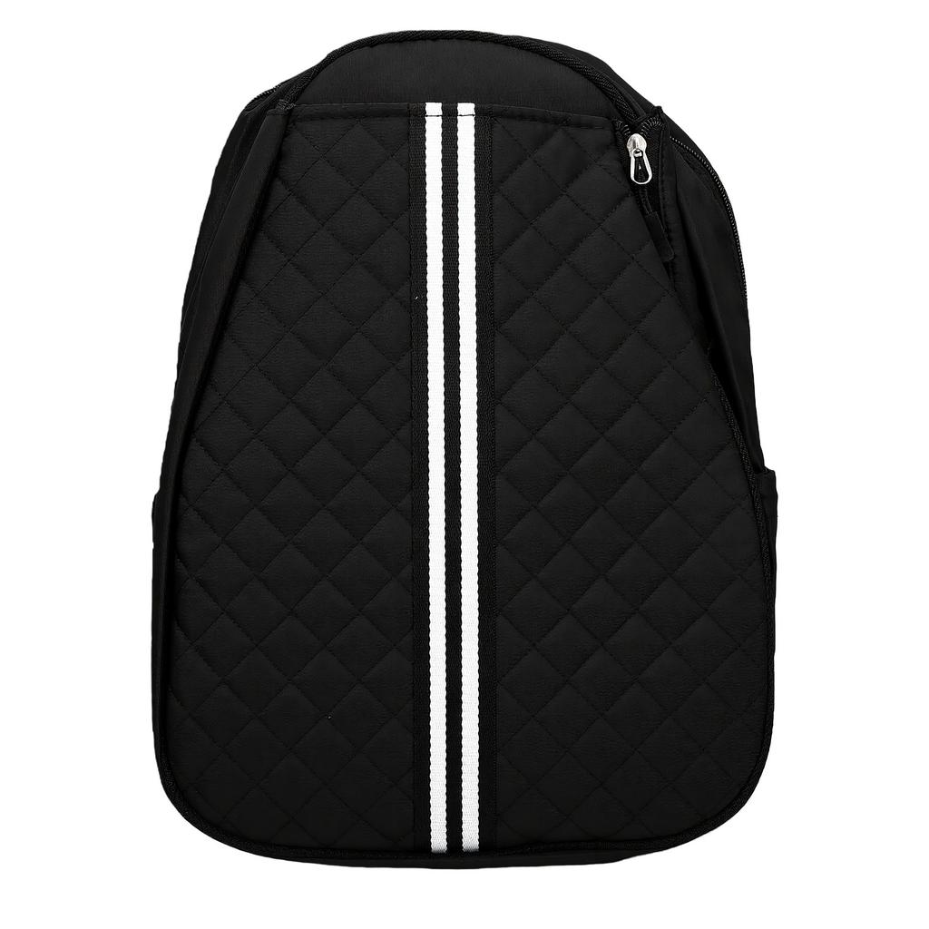 Women Tennis Bag Large Capacity Quilted Backpack Waterproofing Lightweight with Hidden Hook for Travel Sports Badminton