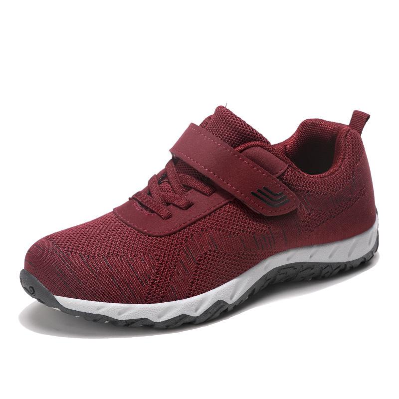 Women's Striped Breathable Mesh Sneakers - Anti-Slip, Four Seasons Casual Sports Shoes for Home, Travel, and Hiking