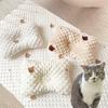 Мягкая подушка для домашних животных для кошек и собак, маленькая прямоугольная подушка для сна, наполнитель из полиэфирного волокна, подходит для домашних животных, подушки с мультяшным дизайном для сна