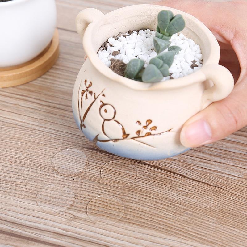 Průhledná oboustranná lepicí páska s tečkami, akrylová, kruhová, bezešvá, pro vlepení dekorací 1 sada/70 ks