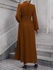 Women's High Slit Lantern Sleeve Dress - Fall/Winter Collection