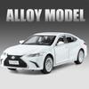1/24 Lexus ES300h Alloy Car Model Diecasts Metal Luxy Vehicles Car Model High Simulation Sound and Light Collection Childrens Toy Gift