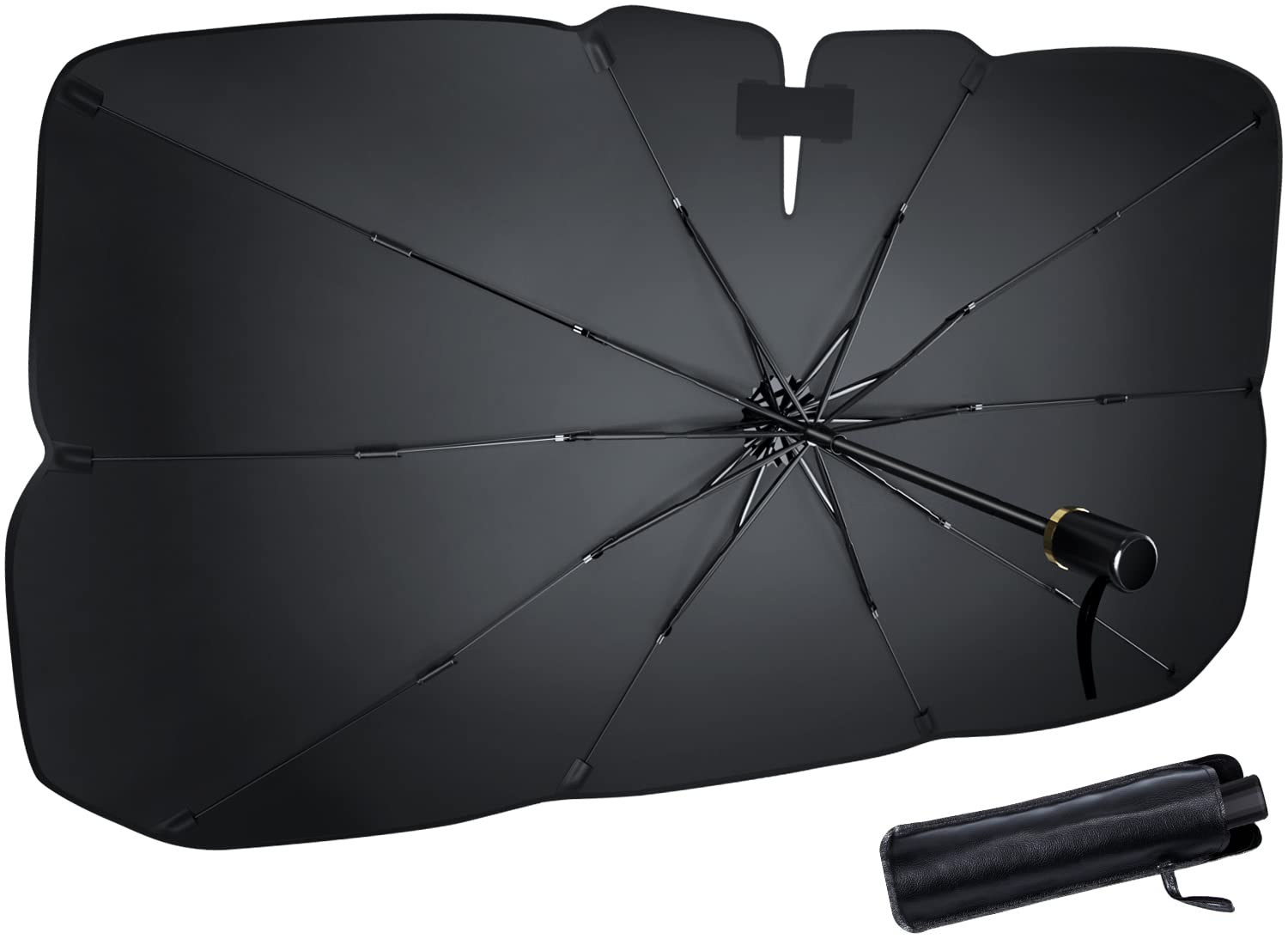 

Автомобильный солнцезащитный козырек Amison, Складной, Типа зонта, Передний козырек для автомобиля, Легкая установка, Удобное хранение, Автомобильное солнце S (125 x 65cm) серебряный