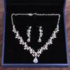 Hochzeitsschmuck-Sets Diademe und Kronen für die Braut Prinzessin Kopfbedeckung Ohrring Halskette Schmuck-Set Großhandel Braut Kopfschmuck