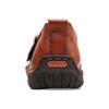 Men's Slip-On Comfortable Flat Bottom Leather Shoes Male Breathable Outdoor Casual Slip-Over Cowhide Walking Shoes Large Size