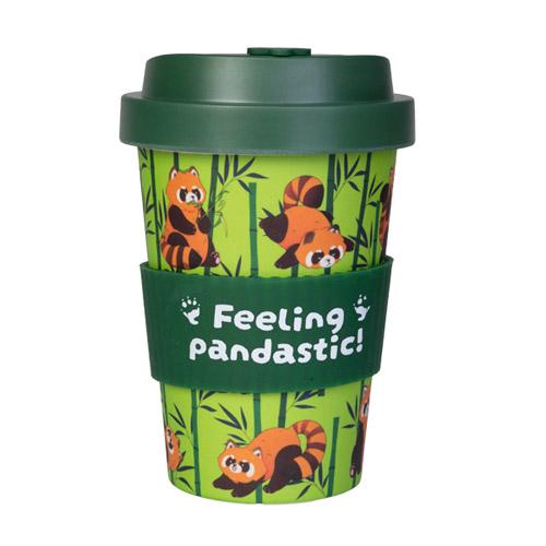 Eco-to-Go Bamboo Travel Cup (Red Panda)
