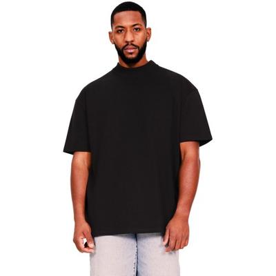 Tricou bărbătesc din bumbac ringspun cu decolteu extins, înalt, supradimensionat