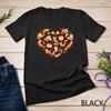 Cool Fox For Men Women Kids Heart Shaped Arctic Foxes Animal Unisex T-shirt