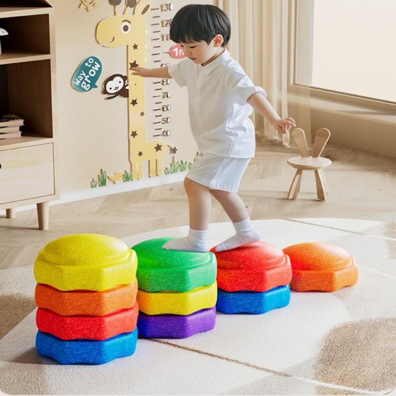 6Pcs EPP Balance Stepping Stones for Kids Sensory Balance Training Toy