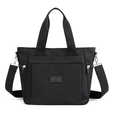 COCO JOIE Women's 2-Way Shoulder Bag, Ultra-Lightweight, Tote Bag, Large Capacity, Self-Standing, A4 Size, Crossbody, Water-Repellent, Zippered,