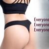Color Sólido Europeo y Americano Sexy Tanga Bikini Ropa Interior Deportiva, Talla Grande, Algodón Puro, Una Pieza