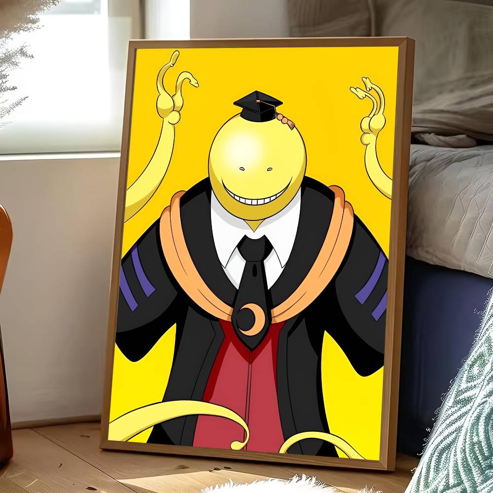 A-Assassination Classroom Poster Sticker Print Waterproof Wall Art For Living Room Bedroom Home Decor